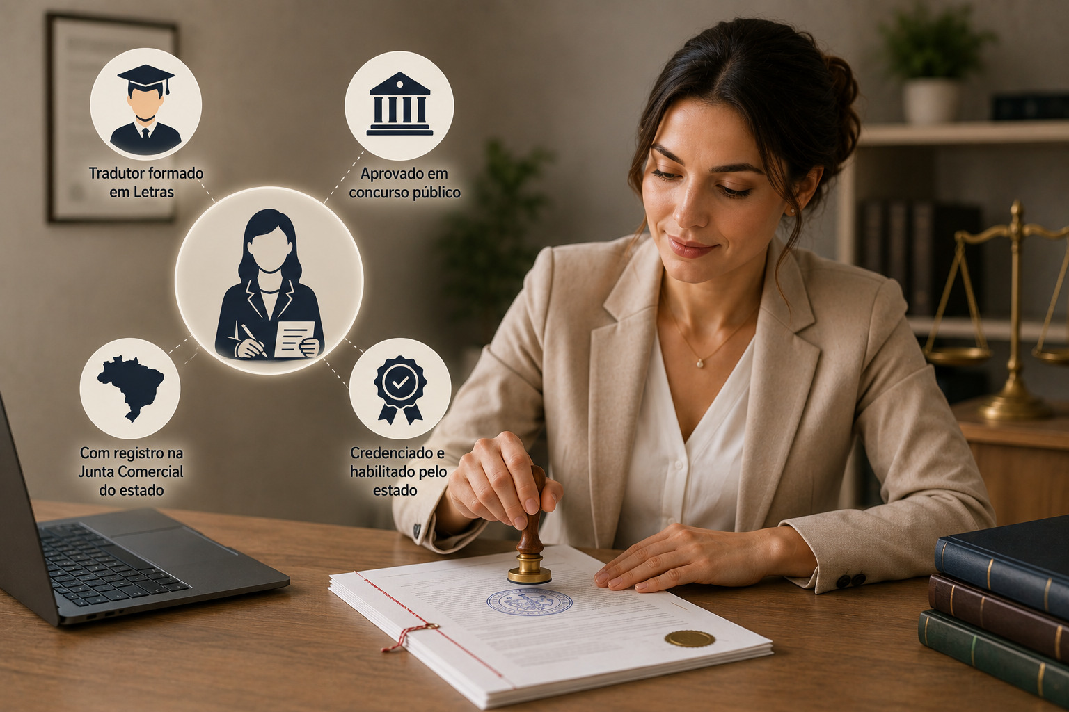 Quais são os passos para obter tradução certificada legal?